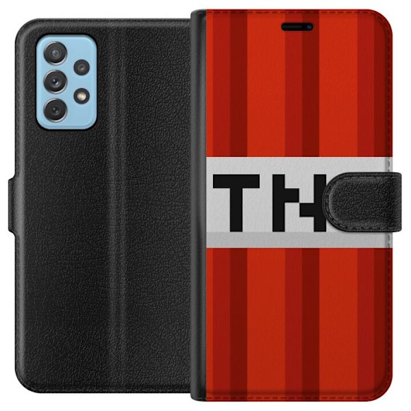 Samsung Galaxy A72 5G Tegnebogsetui Minecraft TNT