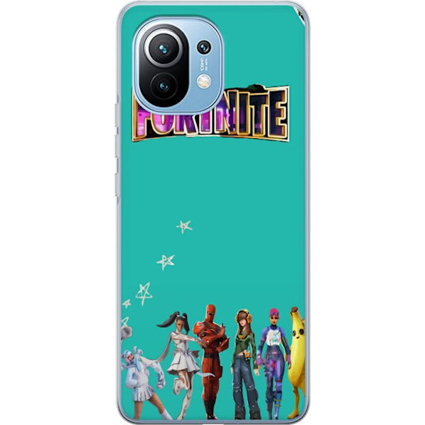 Xiaomi Mi 11 Läpinäkyvä kuori Fortnite