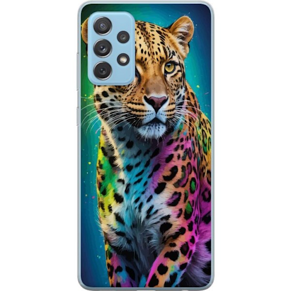 Samsung Galaxy A52 5G Gjennomsiktig deksel Leopard