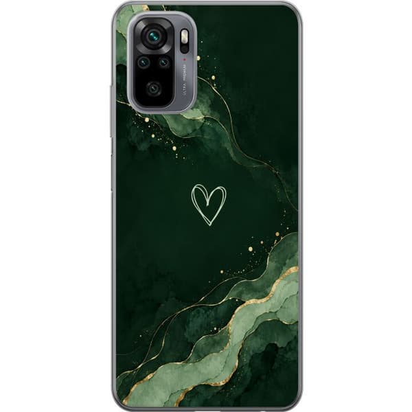 Kompatibelt Mobildeksel til Xiaomi Redmi Note 10S Skogshjerte grønn