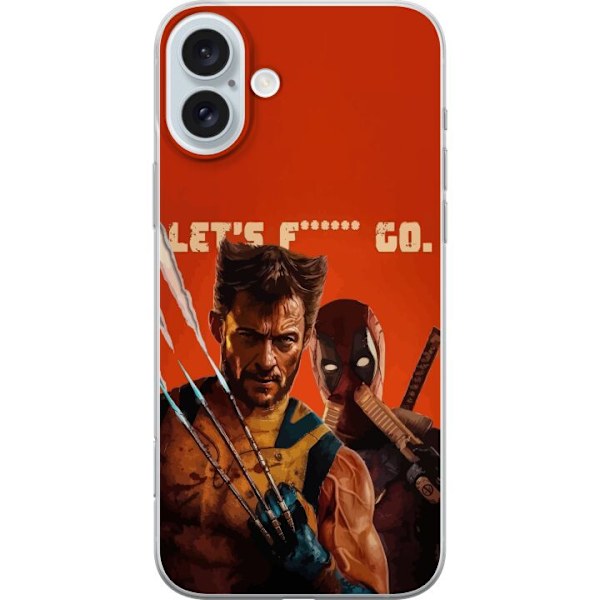 Apple iPhone 16 Plus Gennemsigtig cover Deadpool & Wolverine