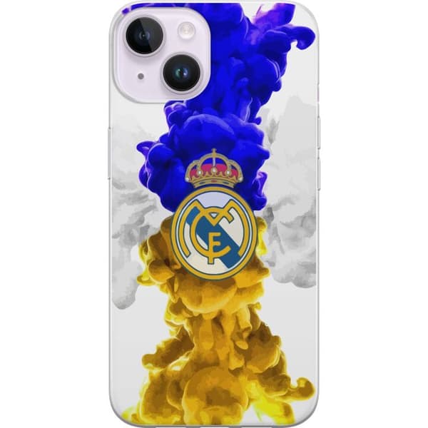 Kompatibelt Mobildeksel til Apple iPhone 14 Real Madrid Farger