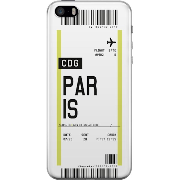 Apple iPhone 5s Gennemsigtig cover Paris