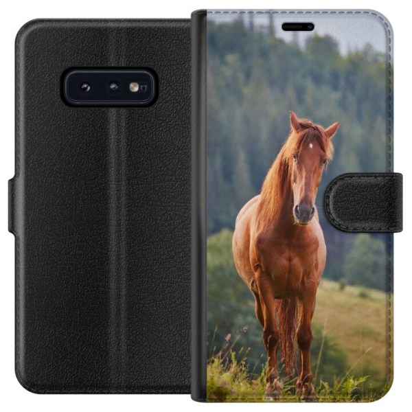 Samsung Galaxy S10e Plånboksfodral Hästar