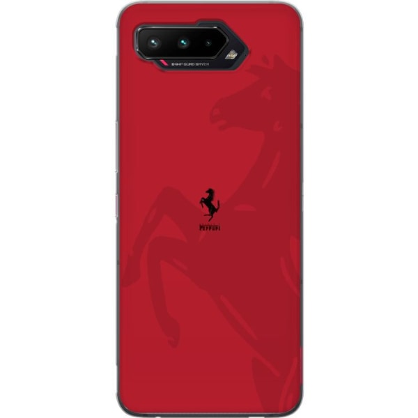 Asus ROG Phone 5 Gennemsigtig cover Ferrari