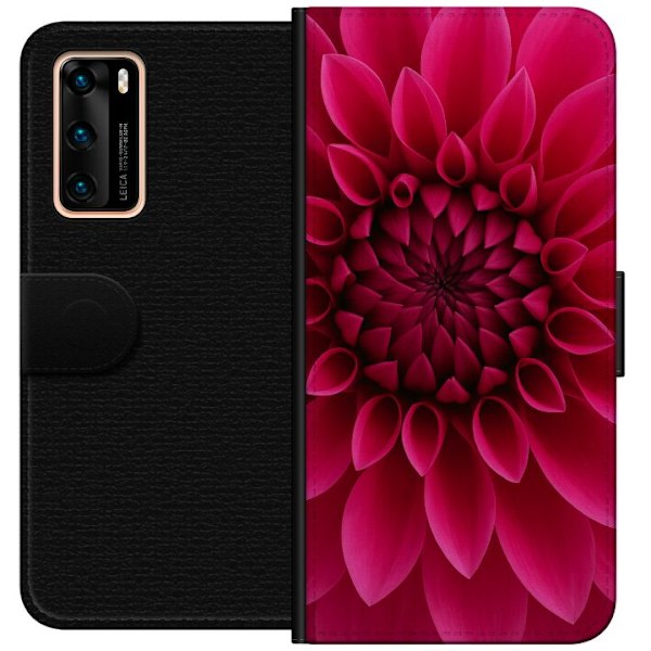Huawei P40 Tegnebogsetui Rosecore