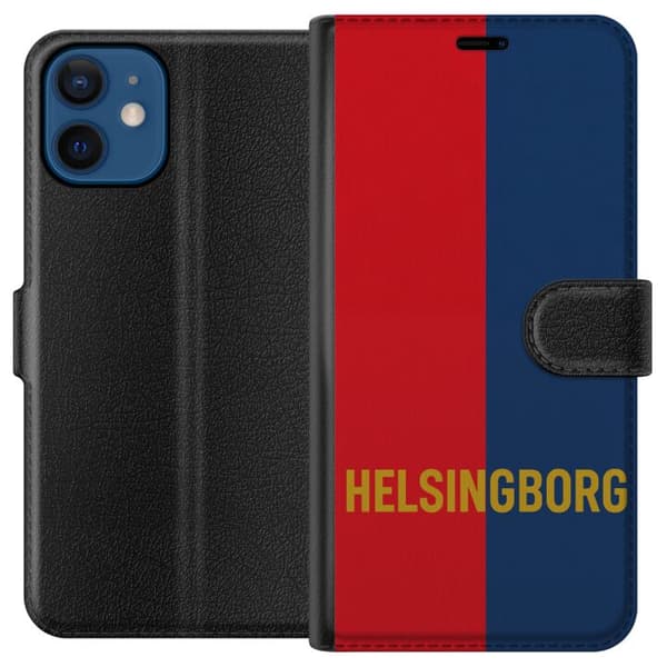 Kompatibel Tegnebogsetui til Apple iPhone 12 mini Helsingborg – fodbold