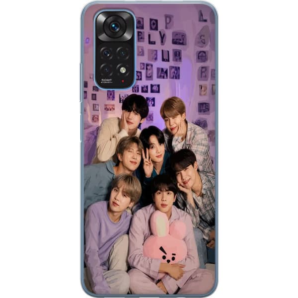 Kompatibelt Mobilskal till Xiaomi Redmi Note 11S BTS lila