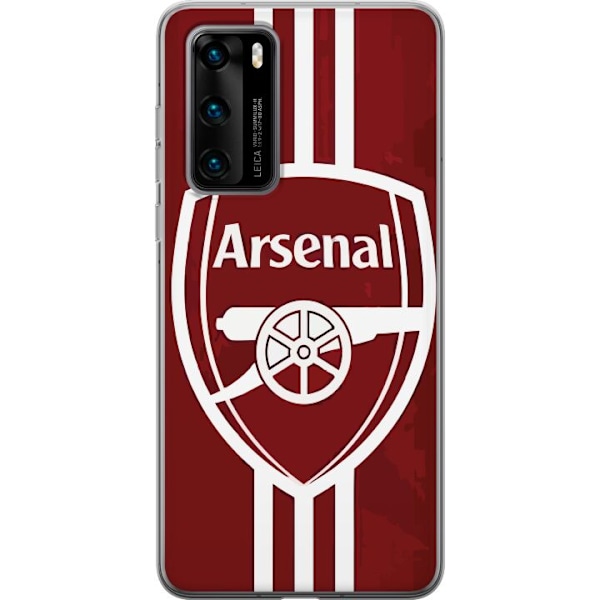 Huawei P40 Genomskinligt Skal Arsenal