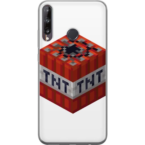 Huawei P40 lite E Läpinäkyvä kuori Minecraft TNT
