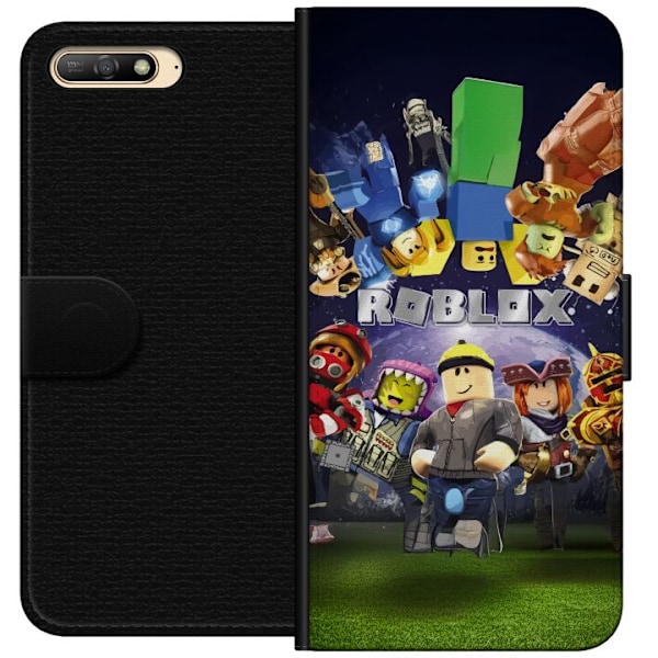 Huawei Y6 (2018) Lompakkokotelo Roblox Maailma - Pelaamisseikkailu Lapsille ja Nuorille