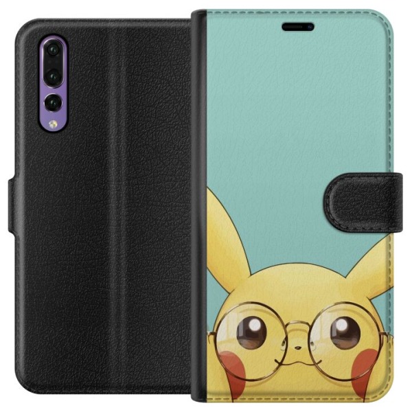 Huawei P20 Pro Lompakkokotelo Pikachu lasit