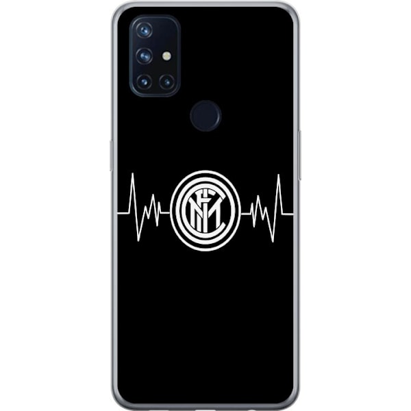 OnePlus Nord N10 5G Läpinäkyvä kuori Inter Milan