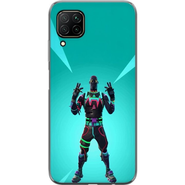 Huawei P40 lite Läpinäkyvä kuori musta ritari fortnite