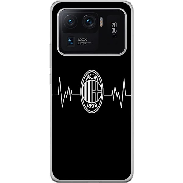 Xiaomi Mi 11 Ultra Gennemsigtig cover AC Milan