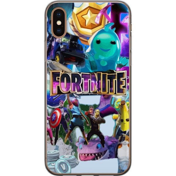 Apple iPhone X Gennemsigtig cover Fortnite