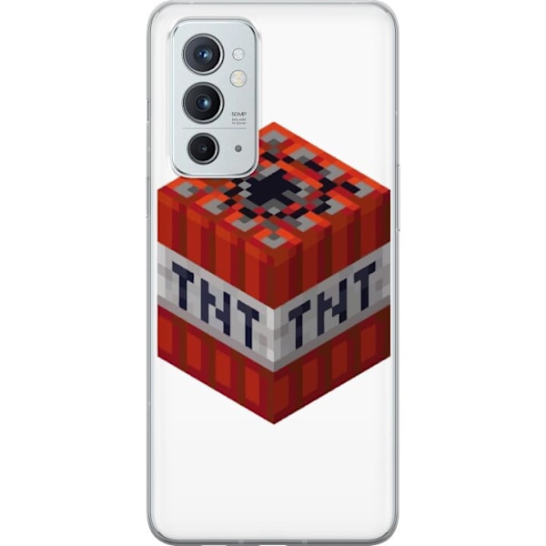 OnePlus 9RT 5G Läpinäkyvä kuori Minecraft TNT