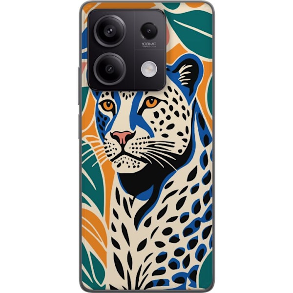 Xiaomi Redmi Note 13 Genomskinligt Skal Majestic Leopard