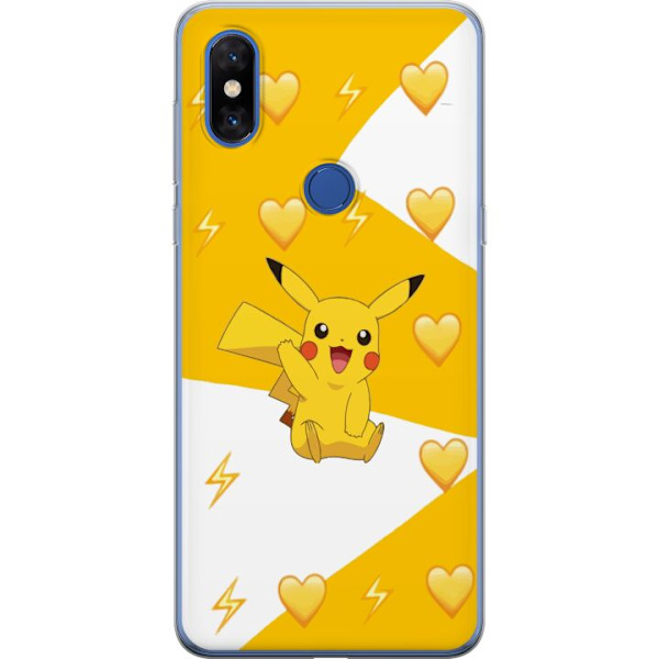 Xiaomi Mi Mix 3 Läpinäkyvä kuori Pikachu Pokémon Pelihahmo Peliaihe Suosittu Ikoni Sarjakuvasarja Pokémon GO Lasten Klassikko