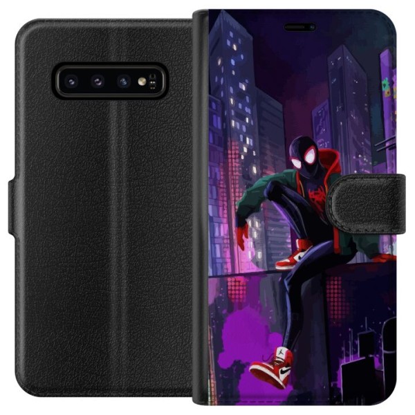 Samsung Galaxy S10 Plånboksfodral Fortnite - Spider-Man