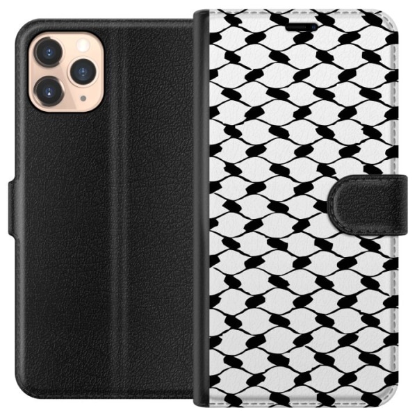 Apple iPhone 11 Pro Lompakkokotelo Keffiyeh kuvio