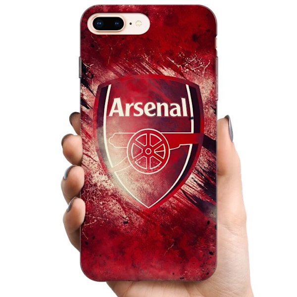 Apple iPhone 7 Plus TPU Mobilcover Arsenal Fodbold