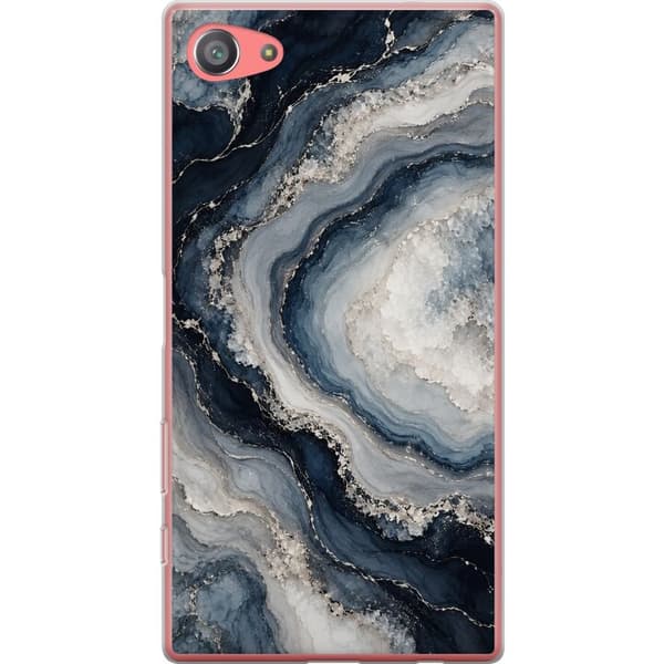 Kompatibelt Mobilskal till Sony Xperia Z5 Compact Nattagat blå