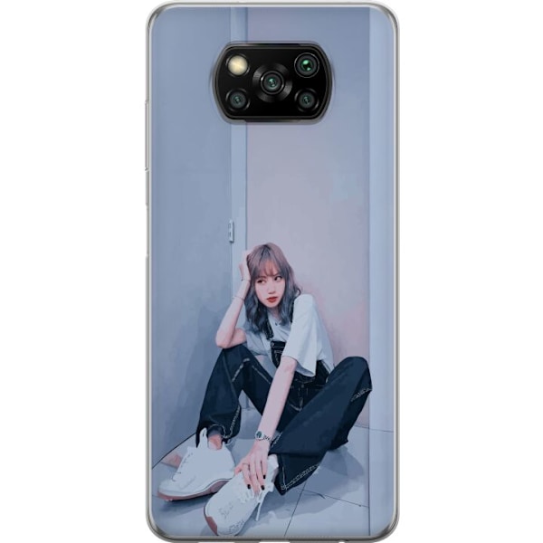 Xiaomi Poco X3 NFC Läpinäkyvä kuori Lisa from Blackpink – K-pop Style Icon