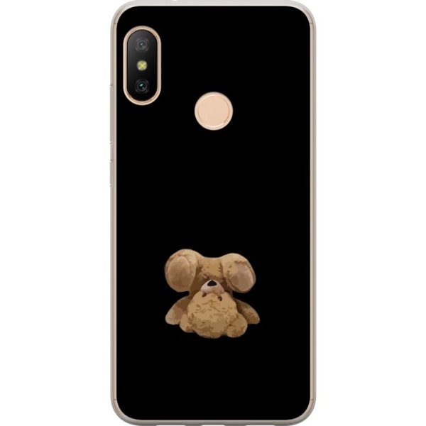 Xiaomi Redmi 6 Pro Gjennomsiktig deksel Opp og ned bjørn