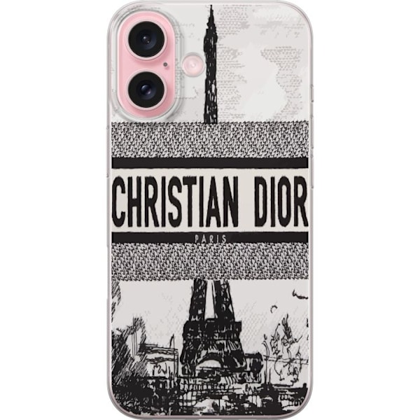 Apple iPhone 16 Gennemsigtig cover Christian Dior