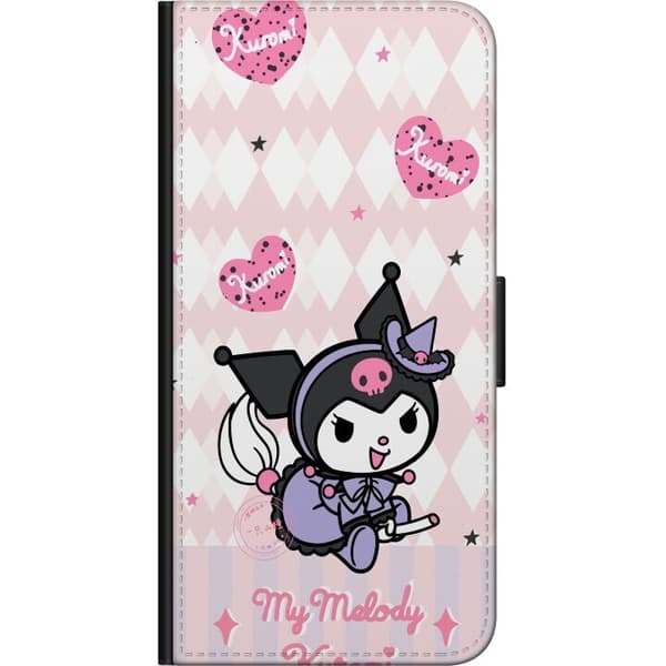 Kompatibelt Lommeboketui til Huawei P40 lite E Leken tegnet harlekinfigur med hjerter, stjerner og rosa diamantmønster rosa