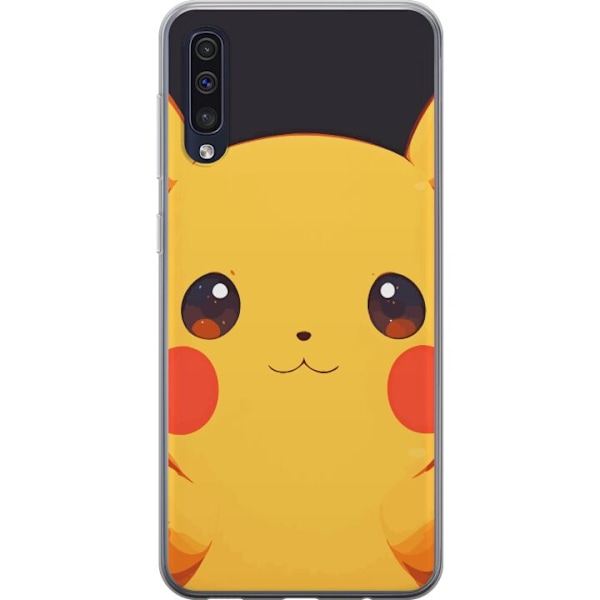 Samsung Galaxy A50 Läpinäkyvä kuori Pikachu