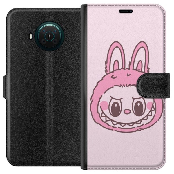 Nokia X10 Tegnebogsetui Labubu Dyrekreds Bunny Udgave