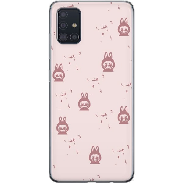 Samsung Galaxy A51 Gennemsigtig cover Labubu Neon Pop - Neonfa