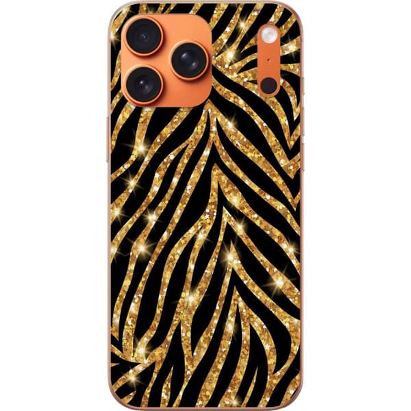 Kompatibel Mobilcover til Apple iPhone 17 Pro Max Guld & Glitter