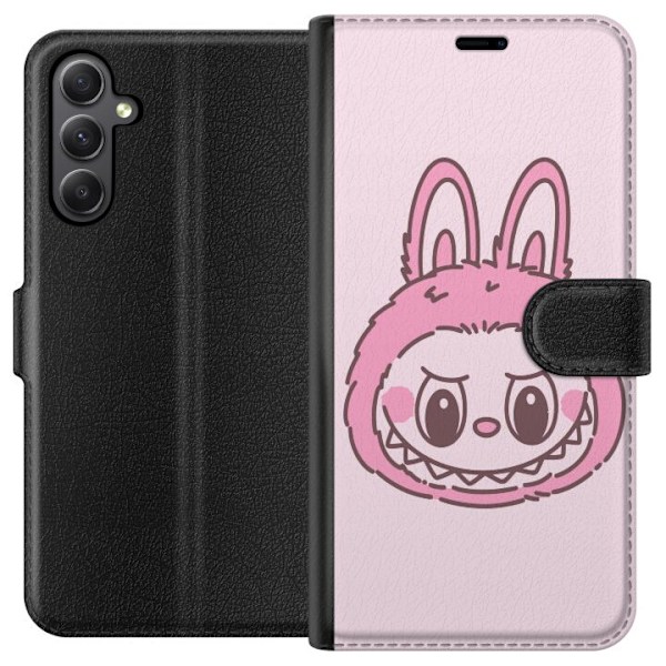 Samsung Galaxy S23 FE Lompakkokotelo Labubu Eläinradan Bunny-versio