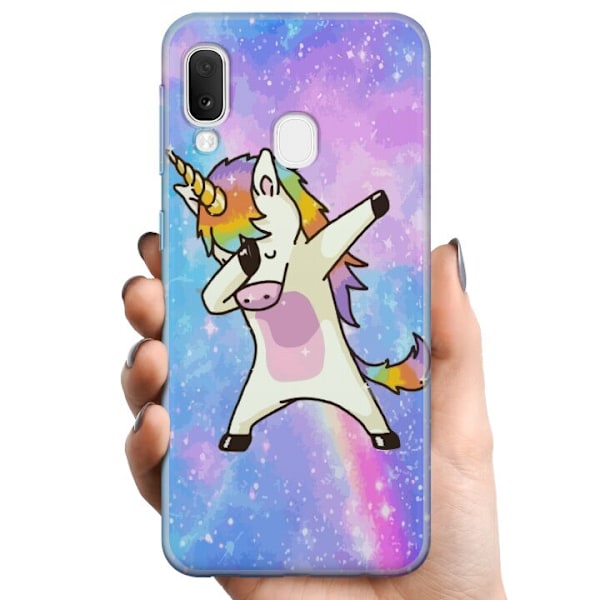 Samsung Galaxy A20e TPU Mobilskal UNICORN