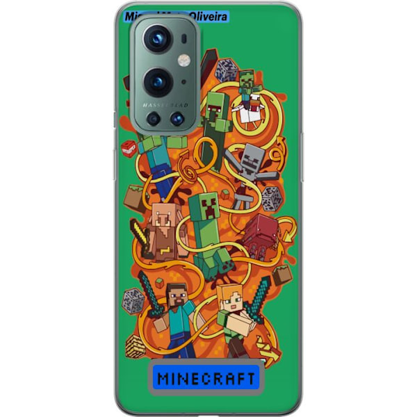 OnePlus 9 Pro Läpinäkyvä kuori Minecraft