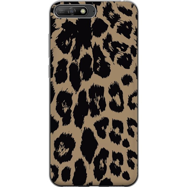 Huawei Y6 (2018) Gennemsigtig cover Leopard