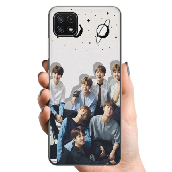 Samsung Galaxy A22 5G TPU Matkapuhelimen kuori K-POP BTS