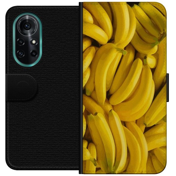 Huawei nova 8 Pro Plånboksfodral Banana Pattern – lekfullt