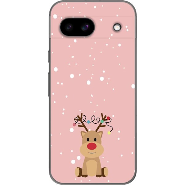 Google Pixel 8a Läpinäkyvä kuori Peura Rudolf