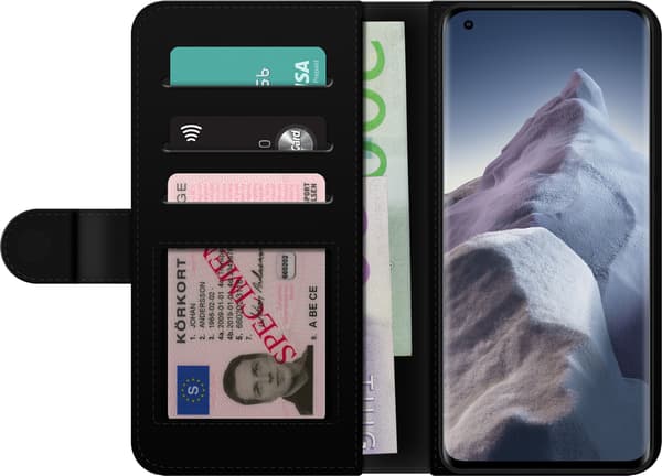Kompatibelt Lommeboketui til Xiaomi Mi 11 Ultra Rosa strösselmunk rosa