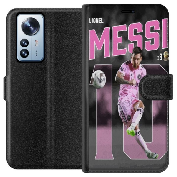 Xiaomi 12 Pro Tegnebogsetui Lionel Messi