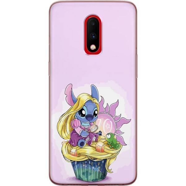 OnePlus 7 Gjennomsiktig deksel Stitch Prinsesse