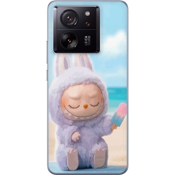 Xiaomi 13T Läpinäkyvä kuori Labubu Vaaleanpunainen Tunnelma