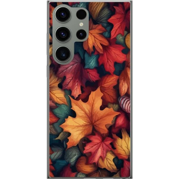 Kompatibel Mobilcover til Samsung Galaxy S23 Ultra Efterårsblade