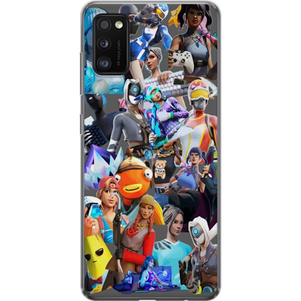 Samsung Galaxy A41 Gennemsigtig cover Fortnite