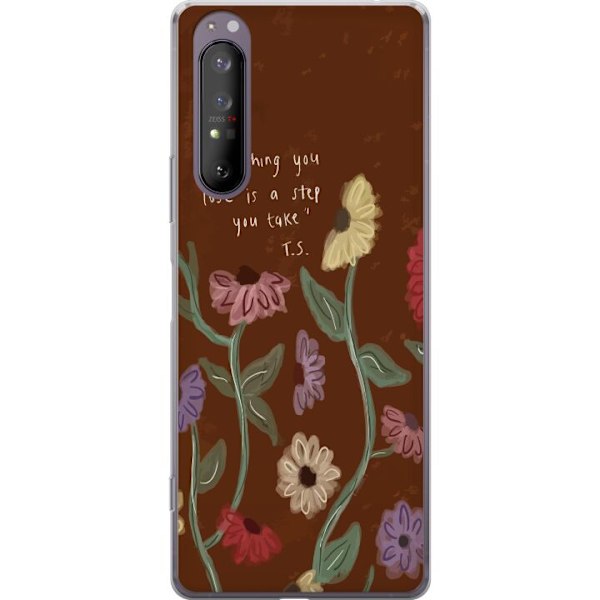 Sony Xperia 1 II Genomskinligt Skal Blommor