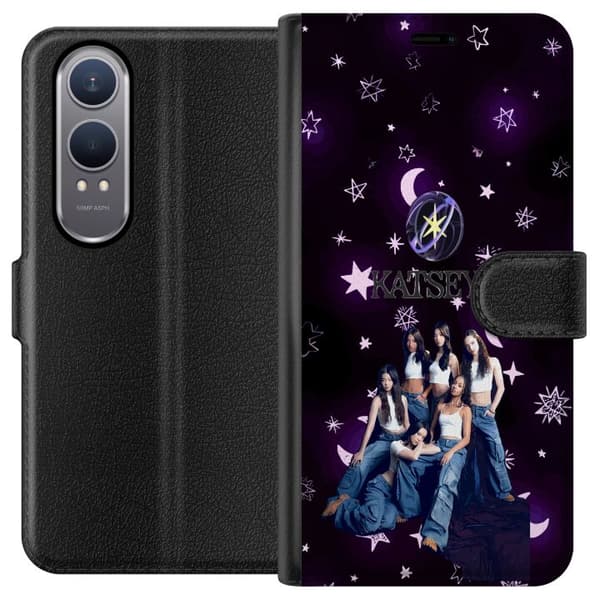 Kompatibelt Plånboksfodral till OnePlus Nord CE4 Lite KATSEYE lila